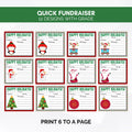 printable christmas cookie candy grams
